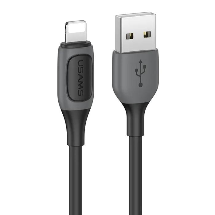 USAMS καλώδιο Lightning σε USB US-SJ595, 2.4A, 1m, μαύρο | eLabstore.gr USAMS καλώδιο Lightning σε USB US-SJ595, 2.4A, 1m, μαύρο | Καλώδια - Αντάπτορες | elabstore.gr