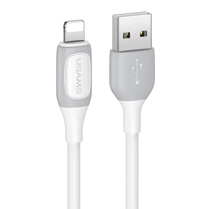 USAMS καλώδιο Lightning σε USB US-SJ595, 2.4A, 1m, λευκό | eLabstore.gr USAMS καλώδιο Lightning σε USB US-SJ595, 2.4A, 1m, λευκό | Καλώδια - Αντάπτορες | elabstore.gr
