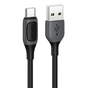 USAMS καλώδιο USB-C σε USB US-SJ596, 3A, 1m, μαύρο | Καλώδια - Αντάπτορες | elabstore.gr