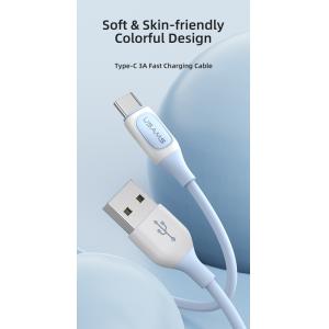 USAMS καλώδιο USB-C σε USB US-SJ596, 3A, 1m, λευκό | eLabstore.gr USAMS καλώδιο USB-C σε USB US-SJ596, 3A, 1m, λευκό | Καλώδια - Αντάπτορες | elabstore.gr