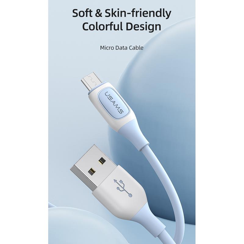 USAMS καλώδιο Micro USB σε USB US-SJ597, 2A, 1m, μαύρο | eLabstore.gr USAMS καλώδιο Micro USB σε USB US-SJ597, 2A, 1m, μαύρο | Καλώδια - Αντάπτορες | elabstore.gr