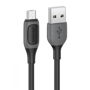 USAMS καλώδιο Micro USB σε USB US-SJ597, 2A, 1m, μαύρο | Καλώδια - Αντάπτορες | elabstore.gr