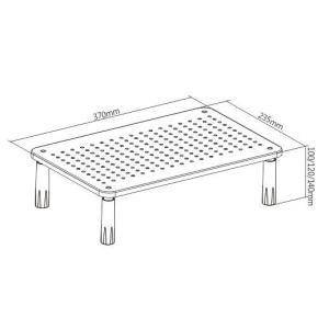 BRATECK επιτραπέζια βάση STB-086 για οθόνη 13"-32" & laptop, έως 20kg | eLabstore.gr