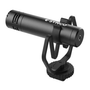 SYNCO μικρόφωνο για κάμερα SY-M1-BK, δυναμικό, 3.5mm, shock mount, μαύρο | Εικόνα & Ήχος | elabstore.gr