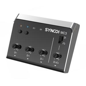 SYNCO μίκτης ήχου MC3-LITE, 4 καναλιών, Bluetooth, 500mAh, γκρι | Εικόνα & Ήχος | elabstore.gr