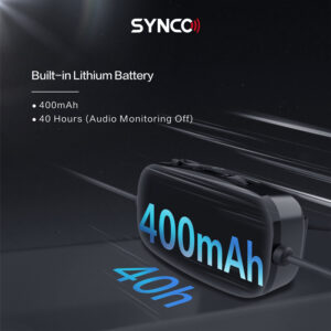 SYNCO μικρόφωνο Lav-S6M2, clip-on, omnidirectional, 3.5mm, 400mAh, μαύρο | eLabstore.gr SYNCO μικρόφωνο Lav-S6M2, clip-on, omnidirectional, 3.5mm, 400mAh, μαύρο | eLabstore.gr
