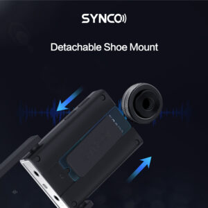 SYNCO ασύρματο μικρόφωνο WMic-TS Mini, ενσωματωμένο clip-on, UHF, γκρι | Εικόνα & Ήχος | elabstore.gr