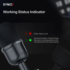 SYNCO επιτραπέζιο μικρόφωνο SY-V1M-CMIC, δυναμικό, καρδιοειδές, USB | eLabstore.gr
