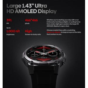 ZEBLAZE smartwatch Vibe 7 Pro, 1.43" AMOLED, ηχείο & mic, 3 ATM, μαύρο | eLabstore.gr ZEBLAZE smartwatch Vibe 7 Pro, 1.43" AMOLED, ηχείο & mic, 3 ATM, μαύρο | Mobile Συσκευές | elabstore.gr