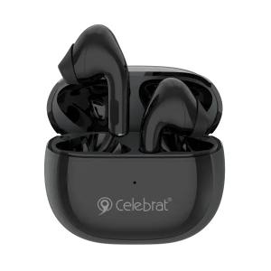 CELEBRAT earphones με θήκη φόρτισης W31, True Wireless, μαύρα | Αξεσουάρ κινητών | elabstore.gr