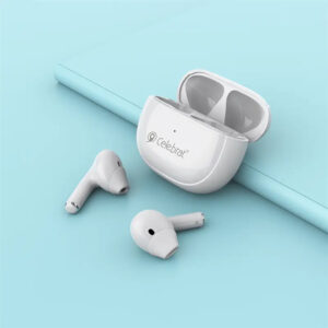 CELEBRAT earphones με θήκη φόρτισης W31, True Wireless, λευκά | Αξεσουάρ κινητών | elabstore.gr