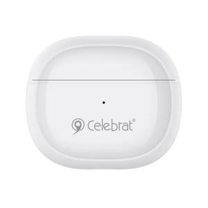 CELEBRAT earphones με θήκη φόρτισης W31, True Wireless, λευκά | Αξεσουάρ κινητών | elabstore.gr