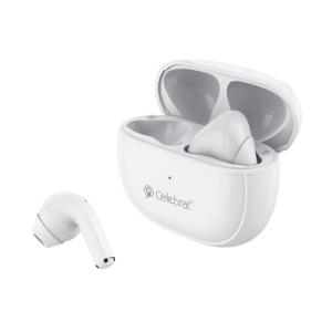 CELEBRAT earphones με θήκη φόρτισης W31, True Wireless, λευκά | Αξεσουάρ κινητών | elabstore.gr