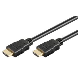 GOOBAY καλώδιο HDMI 2.1 41083 με Ethernet, 8K/60Hz 48Gbit/s, 1.5m, μαύρο | Καλώδια - Αντάπτορες | elabstore.gr