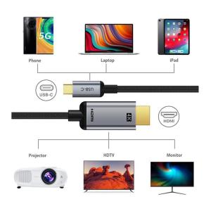 CABLETIME καλώδιο USB-C σε HDMI C160, 4K, gold plated, 3m, μαύρο | Καλώδια - Αντάπτορες | elabstore.gr