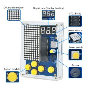 KEYESTUDIO 51 Microcontroller Game Boy 60720213 για Arduino, 4 παιχνίδια | Gadgets - Αξεσουάρ | elabstore.gr