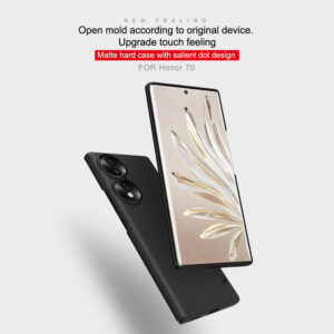 NILLKIN θήκη Super Frosted Shield για Honor 70, μαύρη | Αξεσουάρ κινητών | elabstore.gr