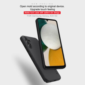 NILLKIN θήκη Super Frosted Shield για Samsung Galaxy A34 5G, μπλε | Αξεσουάρ κινητών | elabstore.gr