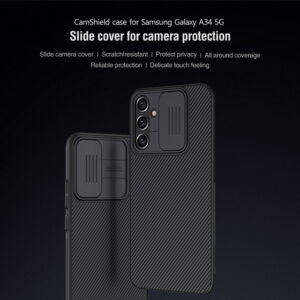 NILLKIN θήκη CamShield για Samsung Galaxy A34 5G, μαύρη | Αξεσουάρ κινητών | elabstore.gr
