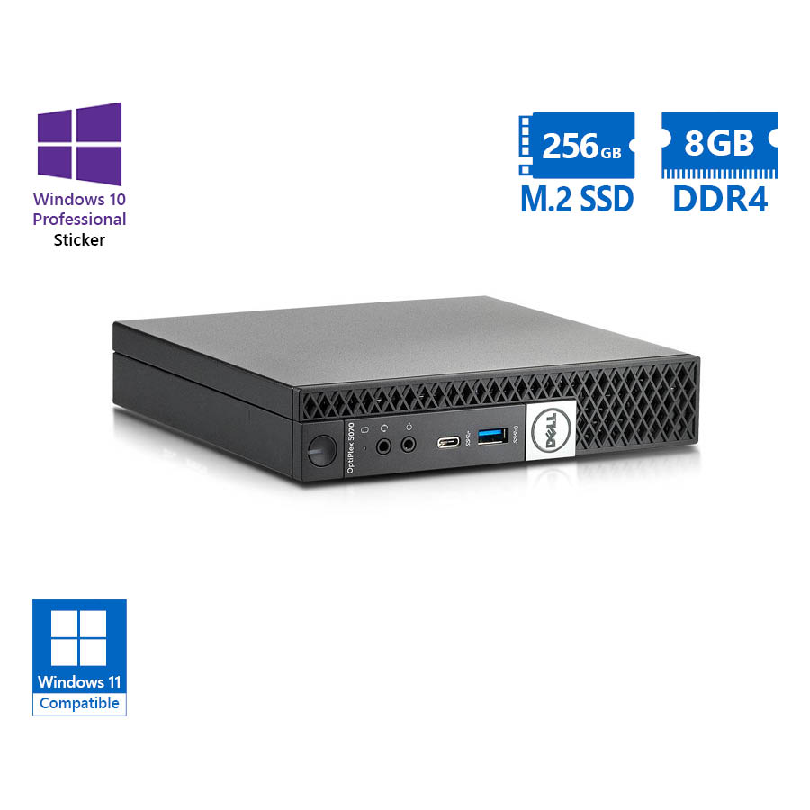 Dell Optiplex 5070 DM i5-8500T/ 8GB DDR4/ 256GB M.2 SSD/ No ODD/ 10P Grade A Refurbished PC | eLabstore.gr Dell Optiplex 5070 DM i5-8500T/8GB DDR4/256GB M.2 SSD/No ODD/10P Grade A Refurbished PC | Refurbished | elabstore.gr