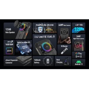 ULEFONE smartphone Armor 21, 6.58", ηχείο 3.5W, 8/256GB, 9600mAh, μαύρο | Mobile Συσκευές | elabstore.gr