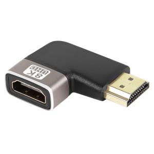 POWERTECH αντάπτορας HDMI 2.1 CAB-H157, 8K/60Hz, γωνιακός, μαύρος | Καλώδια - Αντάπτορες | elabstore.gr