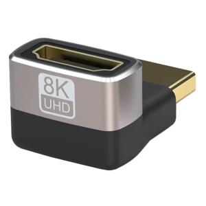 POWERTECH αντάπτορας HDMI 2.1 CAB-H159, 8K/60Hz, γωνιακός, μαύρος | Καλώδια - Αντάπτορες | elabstore.gr