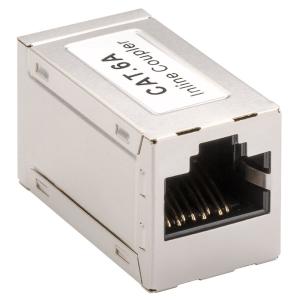 POWERTECH σύνδεσμος RJ45 Cat 6A CAB-N324, 500MHz, PoE+, ασημί | Καλώδια - Αντάπτορες | elabstore.gr