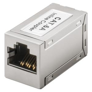 POWERTECH σύνδεσμος RJ45 Cat 6A CAB-N324, 500MHz, PoE+, ασημί | Καλώδια - Αντάπτορες | elabstore.gr