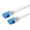 POWERTECH καλώδιο δικτύου CAB-N331, flat, Cat 6a U/UTP, 50cm, λευκό | Καλώδια - Αντάπτορες | elabstore.gr