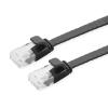 POWERTECH καλώδιο δικτύου CAB-N349, flat, Cat 6a U/UTP, 3m, μαύρο | Καλώδια - Αντάπτορες | elabstore.gr