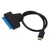 POWERTECH καλώδιο USB-C σε SATA CAB-UC060, 6Gbps, 2.5" HDD/SSD, μαύρο | Συνοδευτικά PC | elabstore.gr
