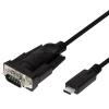 POWERTECH καλώδιο USB-C σε σειριακή RS-232 CAB-UC061, 1.8m, μαύρο | Καλώδια - Αντάπτορες | elabstore.gr