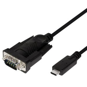 POWERTECH καλώδιο USB-C σε σειριακή RS-232 CAB-UC061, 1.8m, μαύρο | Καλώδια - Αντάπτορες | elabstore.gr