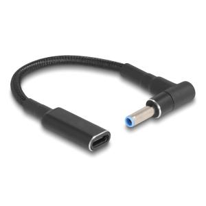 POWERTECH καλώδιο τροφοδοσίας CAB-UC075, USB-C σε HP 4.5x3.0mm, μαύρο | Αξεσουάρ για Laptop | elabstore.gr