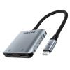CABLETIME docking station CT-CMDH8K-AG, USB/USB-C/HDMI/DP, 8K 100W, γκρι | Συνοδευτικά PC | elabstore.gr