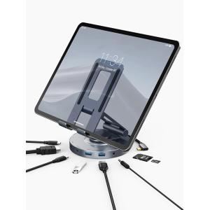 CABLETIME docking station CT-HUBC8-AG με βάση tablet, 8 θυρών, γκρι | Συνοδευτικά PC | elabstore.gr