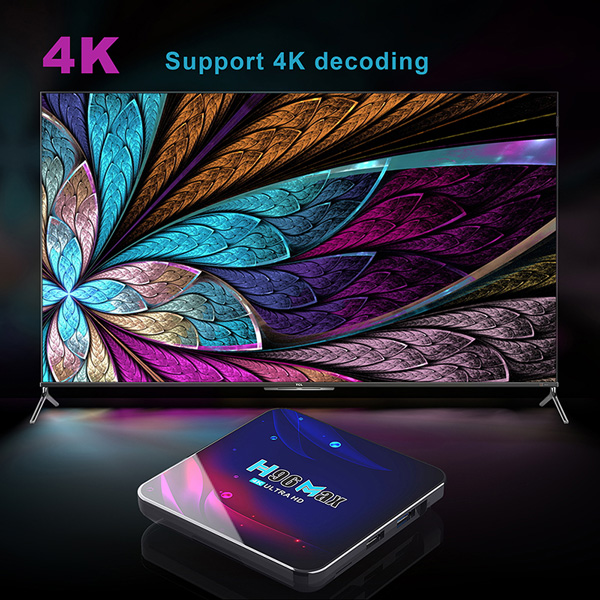 H96 TV Box Max V11, 4K, RK3318, 4/64GB, Bluetooth remote, Android 11 | eLabstore.gr H96 TV Box Max V11, 4K, RK3318, 4/64GB, Bluetooth remote, Android 11 | Εικόνα & Ήχος | elabstore.gr