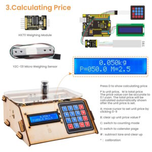 KEYESTUDIO Electronic Scale Kit KS0345 για Arduino | Gadgets - Αξεσουάρ | elabstore.gr