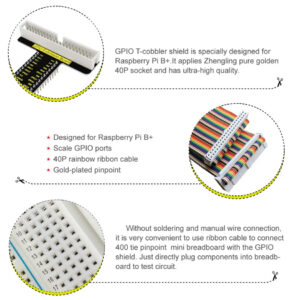 KEYESTUDIO GPIO breakout kit KS3018 για Raspberry Pi, V2.0 | Gadgets - Αξεσουάρ | elabstore.gr