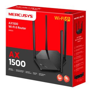 MERCUSYS router MR60X, Wi-Fi 6, 1500Mbps AX1500, Dual Band, Ver. 2.0 | Δικτυακά | elabstore.gr