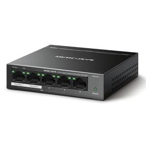 MERCUSYS Desktop Switch MS105GP, 5x 10/100/1000 Mbps, PoE+, Ver. 1.0 | Δικτυακά | elabstore.gr