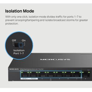 MERCUSYS Desktop Switch MS108GP, 8x 10/100/1000 Mbps, PoE+, Ver. 1.0 | eLabstore.gr MERCUSYS Desktop Switch MS108GP, 8x 10/100/1000 Mbps, PoE+, Ver. 1.0 | Δικτυακά | elabstore.gr