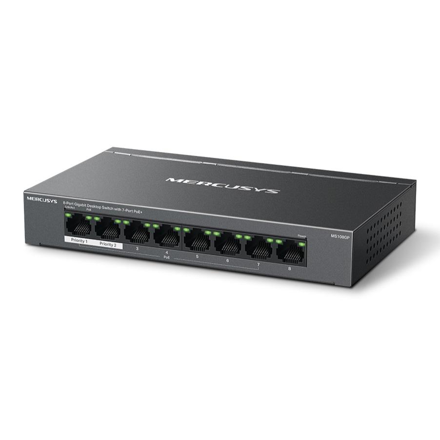 MERCUSYS Desktop Switch MS108GP, 8x 10/100/1000 Mbps, PoE+, Ver. 1.0 | eLabstore.gr MERCUSYS Desktop Switch MS108GP, 8x 10/100/1000 Mbps, PoE+, Ver. 1.0 | Δικτυακά | elabstore.gr