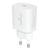 POWERTECH φορτιστής τοίχου PT-1091, USB-C, PD 20W, λευκός | Αξεσουάρ κινητών | elabstore.gr
