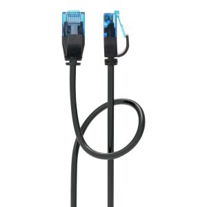 POWERTECH καλώδιο δικτύου PTR-0142, Cat 6a U/UTP, copper, 1m, μαύρο | Καλώδια - Αντάπτορες | elabstore.gr
