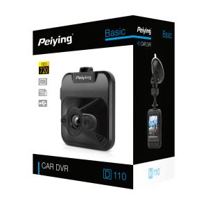 PEIYING κάμερα αυτοκινήτου Basic D110 για παρμπρίζ, 2" οθόνη, 720p HD | Gadgets - Αξεσουάρ | elabstore.gr