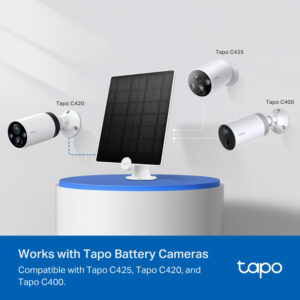 TP-LINK ηλιακό πάνελ Tapo A200 για κάμερες με μπαταρία, 4.5W, Ver 1.0 | Κάμερες Ασφαλείας | elabstore.gr