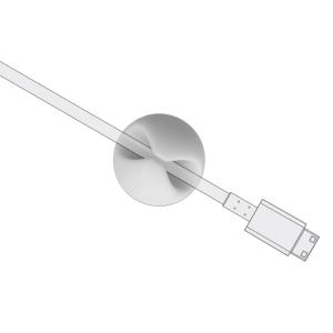 POWERTECH οργανωτές καλωδίων TIES-074, 1 θέση, Φ5mm, λευκό, 10τμχ | Καλώδια - Αντάπτορες | elabstore.gr