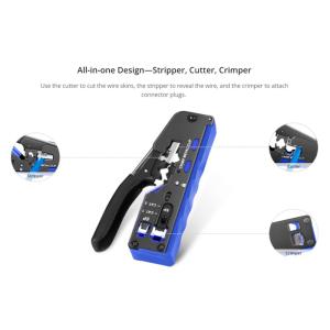 Πρέσα ακροδεκτών TOOL-0093 για καλώδια δικτύου RJ12/6P & RJ45/8P | Εργαλεία | elabstore.gr